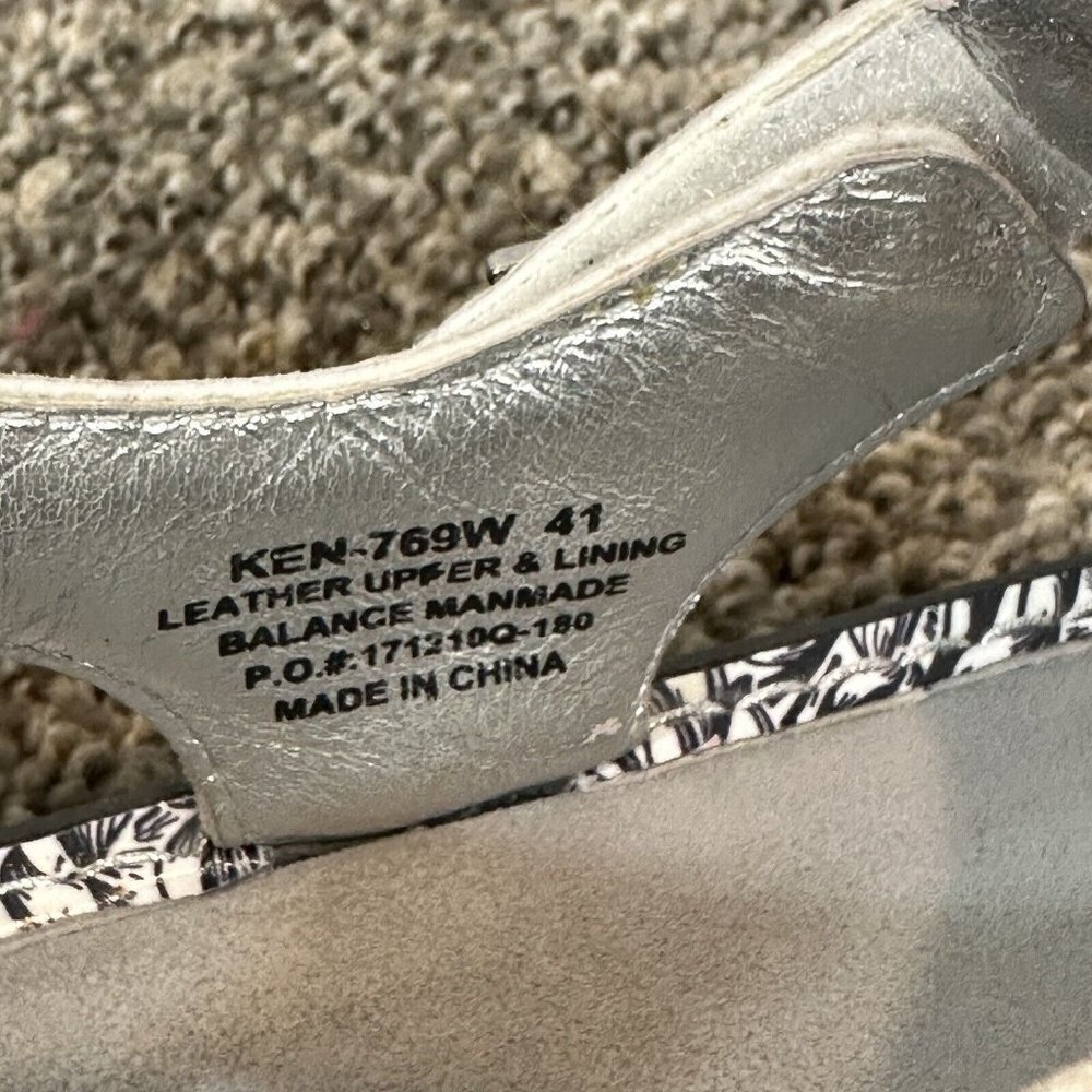 Alegria Kendra Vineland Comfort Leather Sandal US 10.5-11 Wide Ken-769 Floral - Picture 9 of 9